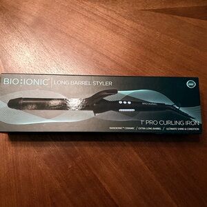 Bio Ionic Black Curling Iron-Size: 1”